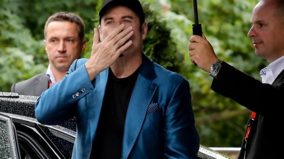 John Travolta na Mezinárodním filmovém festivalu v Karlových Varech